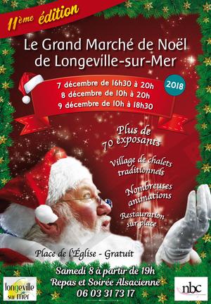 Longeville-sur-Mer: le marché de Noël a lieu ce vendredi 7 décembre jusqu'à dimanche Longeville-sur-Mer: le marché de Noël a lieu ce vendredi 7 décembre jusqu'à dimanche