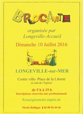 Demain dimanche 10 juillet c'est jour de brocante