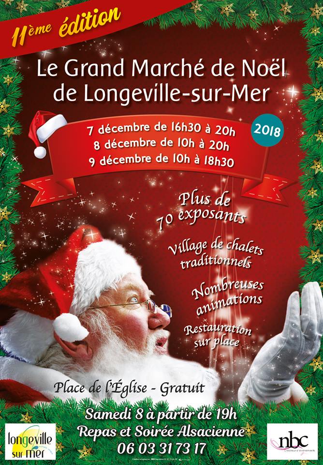 Marché de Noël les 7, 8 et 9 décembre  Marché de Noël les 7, 8 et 9 décembre