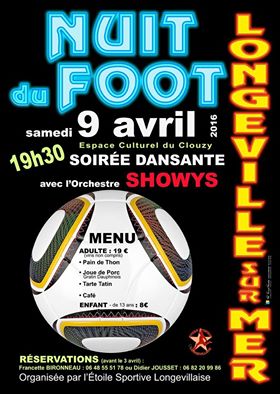 La nuit du foot  samedi 9 avril  