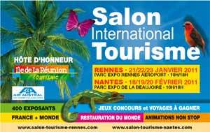 12è Salon International du Tourisme de Nantes du 18 au 20 février 2011 au Parc Expo de la Beaujoire