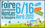 Foire internationale de Nantes du vendredi 6 au lundi 16 avril au Parc des Expositions La Beaujoire