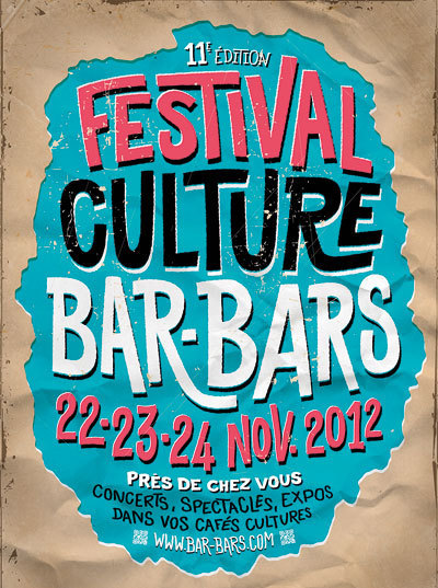 11e Festival Culture Bar-Bars Du jeudi 22 au samedi 24 novembre
