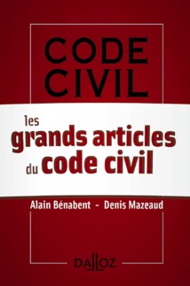 Les grands articles du code civil d' Alain Bénabent et Denis Mazeaud