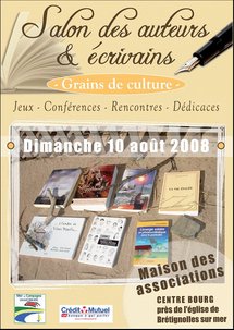 Brétignolles sur Mer :1°salon des auteurs et écrivains Brétignollais dimanche 10 août Brétignolles sur Mer :1°salon des auteurs et écrivains Brétignollais dimanche 10 août
