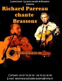 La  Faute-sur-Mer ce soir à 21h00, Richard Parreau chante Brassens