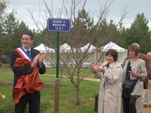 Olonne-sur-Mer : un square Worthing inaugurée ce matin  