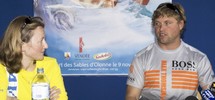 Premier coup dur sur le  vendee globe  2008 : le skipper anglais  de Hugo Boss explique son dématage 