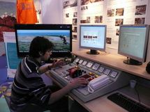 Village du Vendée Globe : découvrez un simulateur de machines d’un navire