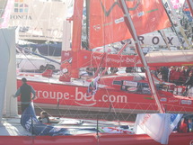 Vendée Globe : Kito de Pavant (Groupe Bel) et Yannick Bestaven ce matin aux Sables à 2h00 Vendée Globe : Kito de Pavant (Groupe Bel) et Yannick Bestaven ce matin aux Sables à 2h00