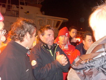 Kito de Pavant de retour aux Sables la nuit dernière Kito de Pavant de retour aux Sables la nuit dernière