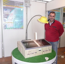 Sur le stand de la Chambre d'Agriculture, découvrez la maquette d'une stabulation, équipée de panneaux photovoltaïques. Sur le stand de la Chambre d'Agriculture, découvrez la maquette d'une stabulation, équipée de panneaux photovoltaïques.
