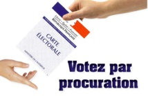 Rappel élection : les procurations Rappel élection : les procurations