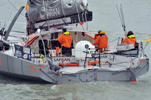 Marc Guillemot a coupé la ligne d'arrivée ce matin à 2h21 et 36°