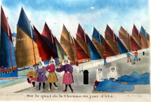 L'exposition des oeuvres de Pajot se poursuit au musée des Sables-d'Olonne.