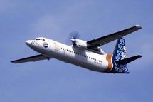 Les vols Nantes-Londres seront assurés à bord de Fokker 50.