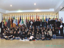 60 élèves du Lycée Ste Marie du Port à  Strasbourg et Bruxelles.