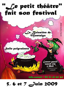 Festival de théâtre à la Boissière de Montaigu les 5,6 et 7 juin  Festival de théâtre à la Boissière de Montaigu les 5,6 et 7 juin