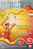 Festiparade fleurie aux Sables d'Olonne le dimanche 7 juin