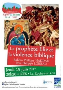 Conférence à deux voix, juive et chrétienne, sur la violence dans la Bible Conférence à deux voix, juive et chrétienne, sur la violence dans la Bible