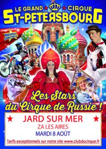 Laissez-vous emporter au pays des steppes et des Toundras le mardi 8 août à Jard-sur-Mer 
