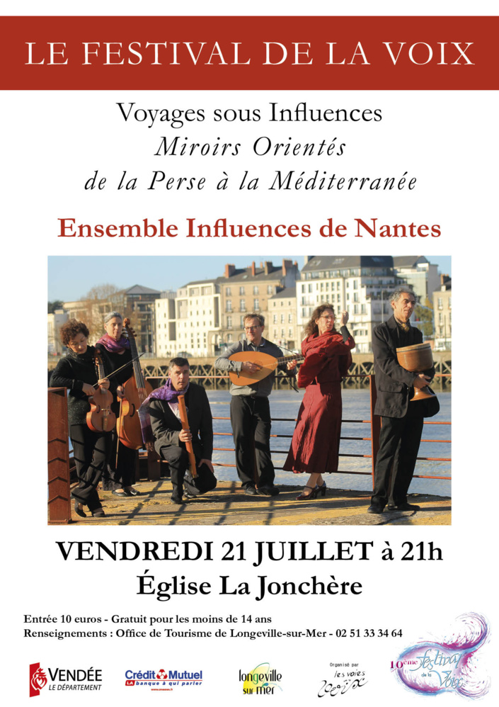 La Jonchère: Ensemble « Influences » de Nantes vendredi 21 juillet à 21h00