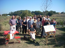 Un collectif d'artistes plasticiens professionnels investit le marais brûlé de Talmont-Saint-Hilaire