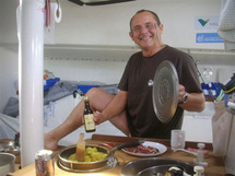 Lionel Régnier et Yves Ecarlat tracent vers le sud Lionel Régnier et Yves Ecarlat tracent vers le sud