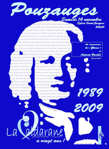 Pouzauges: concert de Caldarane samedi 14 novembre à 20h30 Pouzauges: concert de Caldarane samedi 14 novembre à 20h30