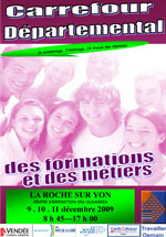 La Roche-sur-Yon : carrefour des formations du 9 au 11 décembre aux Oudairies  La Roche-sur-Yon : carrefour des formations du 9 au 11 décembre aux Oudairies