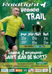 Vivez l’expérience Raidlight Vendée Trail le samedi 4 novembre à Saint-Jean-de-Monts Vivez l’expérience Raidlight Vendée Trail le samedi 4 novembre à Saint-Jean-de-Monts