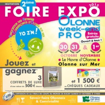 Olonne-sur-Mer: Foire expo pro les 27,28 et 29 octobre au Havre d'Olonne