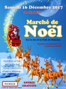 Poiroux: Marché de Noël sur le site de Finfarine le samedi 16 décembre de 12h00 à 22h00
