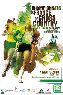 Championnat de France de cross-country à la Roche-sur-Yon le dimanche 7 mars Championnat de France de cross-country à la Roche-sur-Yon le dimanche 7 mars