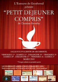 Grosbreuil: théâtre avec L'Entracte de Grosbreuil les 26 et 27 mars à 20h30 Grosbreuil: théâtre avec L'Entracte de Grosbreuil les 26 et 27 mars à 20h30