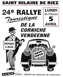 Saint-Hilaire-de-Riez: 24 ème rallye touristique les 4 et 5 avril Saint-Hilaire-de-Riez: 24 ème rallye touristique les 4 et 5 avril
