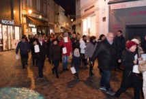 350 personnes se sont réunies pour participer à la fresque humaine du 2 février 350 personnes se sont réunies pour participer à la fresque humaine du 2 février