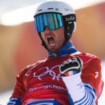 Il l'a fait: Pierre Vaultier remporte la médaille d'or en snowboard cross aux Jo de Pyeongchang Il l'a fait: Pierre Vaultier remporte la médaille d'or en snowboard cross aux Jo de Pyeongchang