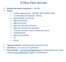 Un Job dating le samedi 3 mars à Moutiers-les-Mauxfaits Emploi - Vendée : O’Gliss Park et Indian Forest recrutent plus de 300 personnes pour accueillir plus de 300 000 visiteurs en 2018 Un Job dating le samedi 3 mars à Moutiers-les-Mauxfaits Emploi - Vendée : O’Gliss Park et Indian Forest recrutent plus de 300 personnes pour accueillir plus de 300 000 visiteurs en 2018