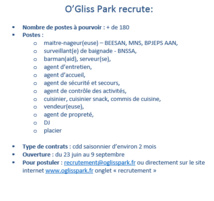 Un Job dating le samedi 3 mars à Moutiers-les-Mauxfaits  Emploi - Vendée : O’Gliss Park et Indian Forest recrutent plus de 300 personnes pour accueillir plus de 300 000 visiteurs en 2018