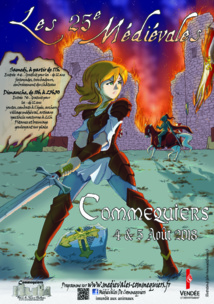Les 25ème Médiévales de Commequiers les 4 et 5 août  Les 25ème Médiévales de Commequiers les 4 et 5 août