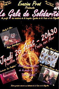 La Faute-sur-Mer: gala de solidarité jeudi 26 août à 20h30 au Pavillon des Dunes La Faute-sur-Mer: gala de solidarité jeudi 26 août à 20h30 au Pavillon des Dunes
