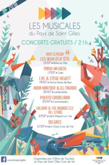 Les Musicales du Pays de Saint Gilles Un festival pour tous, familial et éclectique