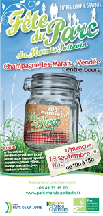 4ème fête du Parc du Marais poitevin à Champagné-les-Marais le dimanche 19 septembre 2010 4ème fête du Parc du Marais poitevin à Champagné-les-Marais le dimanche 19 septembre 2010