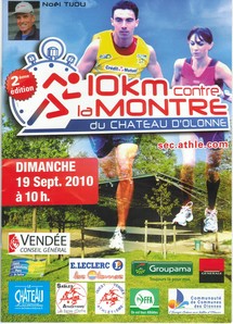 Le Château-d'Olonne: les 10 km contre la montre le dimanche 19 septembre Le Château-d'Olonne: les 10 km contre la montre le dimanche 19 septembre