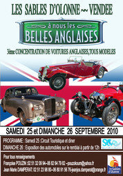 Les Sables d'Olonne: 3 ème édition de "A nous les belles anglaises" samedi 25 et dimanche 26 septembre Les Sables d'Olonne: 3 ème édition de "A nous les belles anglaises" samedi 25 et dimanche 26 septembre