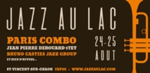 Festival de Jazz Swing dans un cadre exceptionnel sur le lac de St-Vincent-sur-Graon le 24 et 25 août 2018