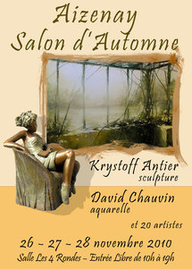 Aizenay; 19 ème salon d'automne du 26 au 28 novembre de 10h00 à 19h00 Aizenay; 19 ème salon d'automne du 26 au 28 novembre de 10h00 à 19h00