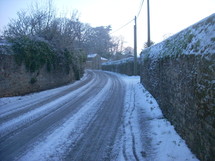 Talmont-Saint-Hilaire sous la neige