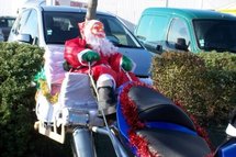 Les Pères Noël à moto le samedi 18 décembre